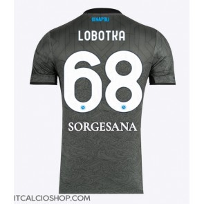 SSC Napoli Stanislav Lobotka #68 Terza Maglia 2024-25 Manica Corta